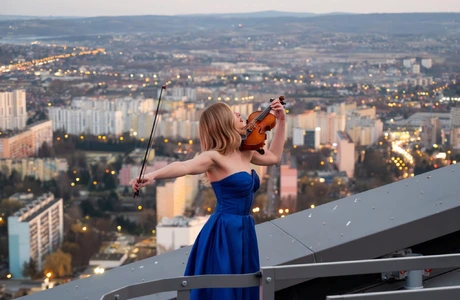 Zdjęcia z realizacji klipu do utworu "Zima" Vivaldiego / Materiały prasowe