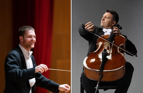 Symfoniczny wieczór w Filharmonii z muzyką trzech kompozytorów i wyjątkowymi gośćmi  Na zdj. od lewej: Jiří Petrdlík / Tomasz Strahl - materiały prasowe 