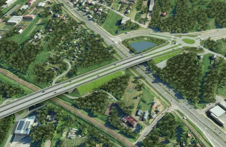 Wstępne wizualizacje drogi, która połączy ul. Warszawską z ul. Krakowską Wstępna wizualizacja drogi, która połączy ul. Warszawską z ul. Krakowską / MZD w Rzeszowie 