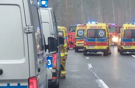 Tragiczny wypadek pod Rzeszowem. Nie żyją 3 osoby Wypadek w Głogowie Małopolskim / fot. KMP w Rzeszowie 