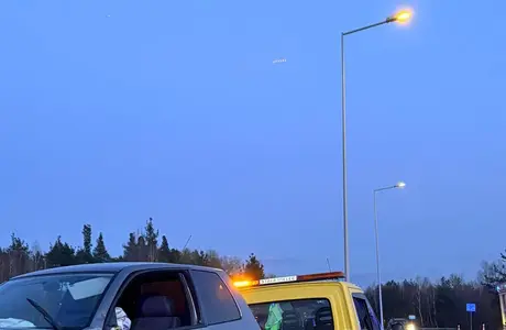 Kolzja 5 samochodów na obwodnicy Mielca / fot. KPP w Mielcu