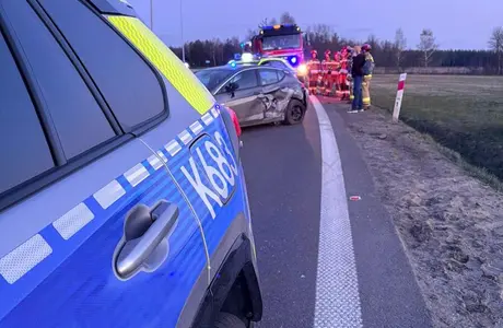 Kolzja 5 samochodów na obwodnicy Mielca / fot. KPP w Mielcu