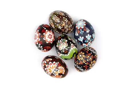 Tradycyjne pisanki wielkanocne na wystawie WDK. Jeśli Ci się spodobają, możesz je kupić Edyta Korab / Materiały prasowe 