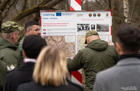 W Bieszczadach powstaje szlak dawnych placówek Straży Granicznej Inauguracja projektu "Transgraniczny Szlak Dawnych Placówek Straży Granicznej" / fot. BOSG 
