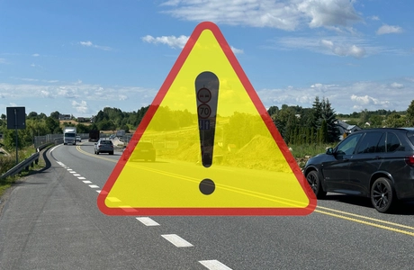 Utrudnienia na S19 niedaleko Sokołowa Małopolskiego. Ciężarówka blokuje drogę  