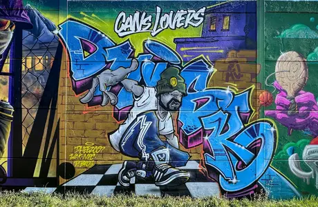 Ekrany akustyczne przy ul. Rzecha nie do poznania. Zmieniły się w galerię street artu [ZDJĘCIA] CANS LOVERS Street FEST, fot. ViC / RESinet.pl 