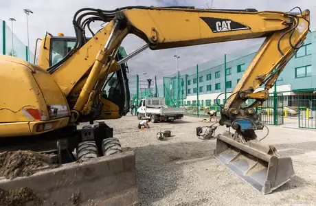 Budowa kompleksu sportowego przy ul. Wyspiańskiego - fot. Grzegorz Bukała / UM Rzeszowa