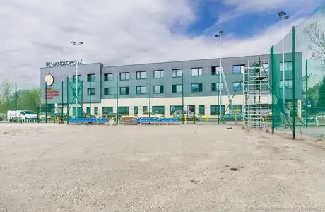 Przy ul. Wyspiańskiego powstaje nowy kompleks sportowy [ZDJĘCIA] Budowa kompleksu sportowego przy ul. Wyspiańskiego - fot. Grzegorz Bukała / UM Rzeszowa 