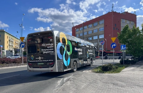 Pierwszy autobus wodorowy na ulicach Rzeszowa Testy pierwszego autobusu wodorowego na ulicach Rzeszowa / fot. RESinet.pl 