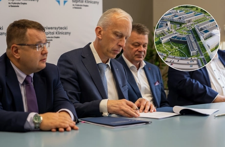 Ważny krok w kierunku budowy Kliniki Onkologii w Świlczy Podpisanie umowy na przygotowanie dokumentacji dla Kliniki Onkologii w Świlczy / fot. UR 