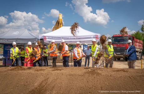 Oficjalnie ruszyła budowa obwodnicy Tyczyna. Inwestycja warta blisko 57 mln zł Oficjalna inauguracja budowy obwodnicy Tyczyna, fot. Sebastian Stankiewicz / Biuro Prasowe UMWP 