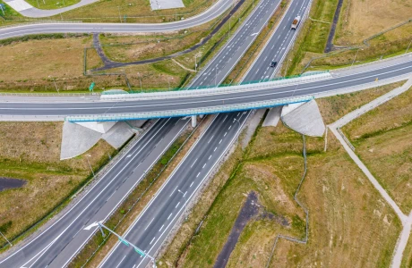 Od 27 lipca kierowcy pojadą nowym odcinkiem rozbudowanej S19 Rozbudowa S19 Sokołów Małopolski Północ – Jasionka / fot. GDDKiA 