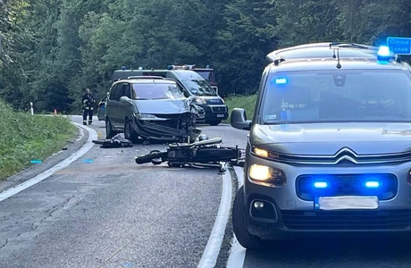 Śmiertelny wypadek w miejscowości Wujskie. Nie żyje 48-letni motocyklista Śmiertelny wypadek w miejscowości Wujskie, fot. KPP w Sanoku 