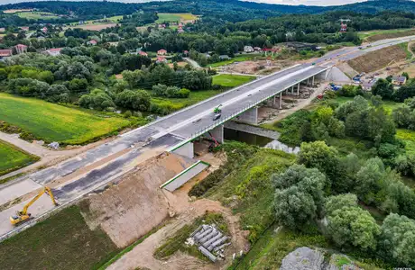 Budowa drogi ekspresowej S19 Babica - Jawornik / fot. GDDKiA