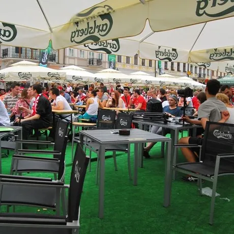 Strefa Kibica na rzeszowskim Rynku - fot 1