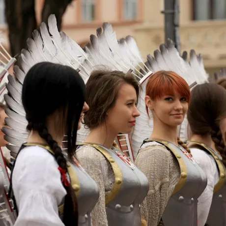  Pochód wojsk husarskich hetmana Hieronima Augustyna Lubomirskiego w Rzeszowie - fot 30