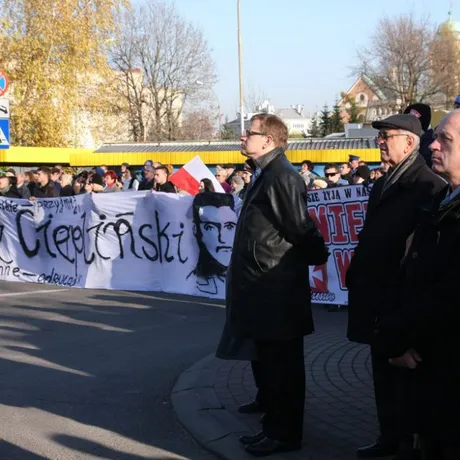  Odsłonięcie i poświecenie pomnika płk. Łukasza Cieplińskiego, - fot 29
