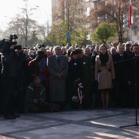  Odsłonięcie i poświecenie pomnika płk. Łukasza Cieplińskiego, - fot 18