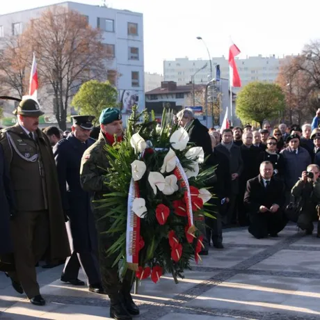  Odsłonięcie i poświecenie pomnika płk. Łukasza Cieplińskiego, - fot 14