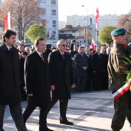  Odsłonięcie i poświecenie pomnika płk. Łukasza Cieplińskiego, - fot 10