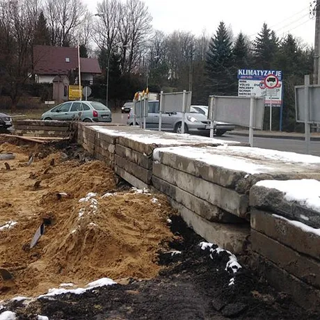 Roboty drogowe na ul. Rzecha - 28.01.2015 - fot 5