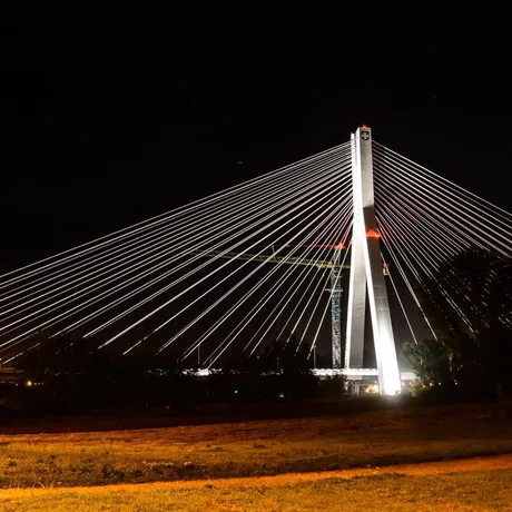Most Mazowieckiego nocą - fot 2