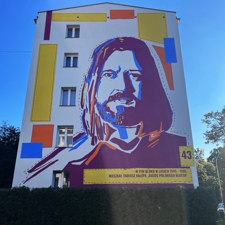 Mural upamiętniający Tadeusza Nalepę - ul. Hetmańska 43 - fot 1