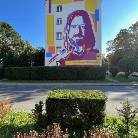 Mural upamiętniający Tadeusza Nalepę - ul. Hetmańska 43 - fot 4