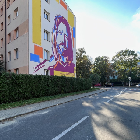 Mural upamiętniający Tadeusza Nalepę - ul. Hetmańska 43 - fot 3