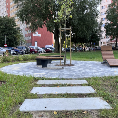 Ogród kieszonkowy na osiedlu Króla Stanisława Augusta - fot 2