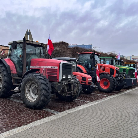 Protest rolników przed Urzędem Wojewódzkim w Rzeszowie - fot 31