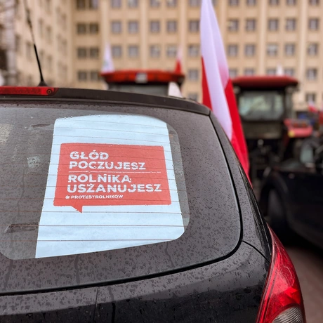 Protest rolników przed Urzędem Wojewódzkim w Rzeszowie - fot 29