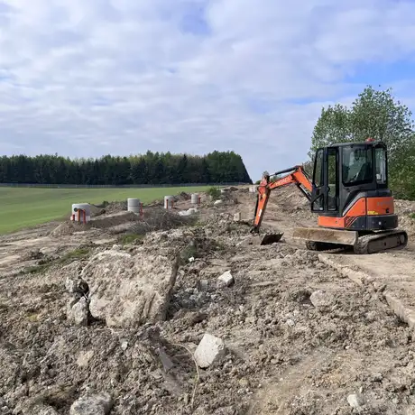 Budowa drogi, która połączy ulice Wołyńską i Słoneczny Stok - fot 12