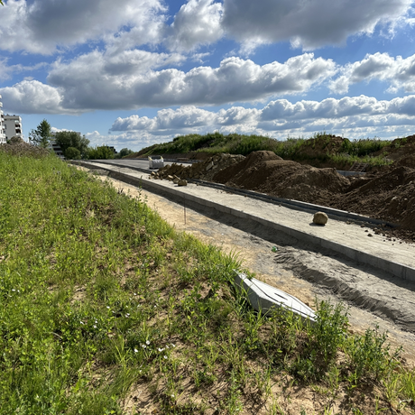 Rzeszów - Budowa dróg łączących ul. Wołyńską z ul. Potokową – Etap I (czerwiec 2024) - fot 4
