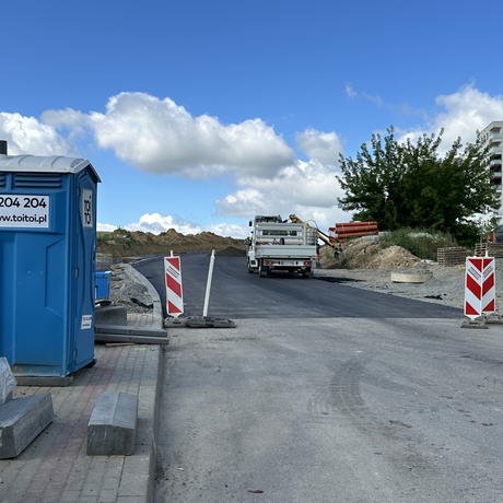 Rzeszów - Budowa dróg łączących ul. Wołyńską z ul. Potokową – Etap I (czerwiec 2024) - fot 6