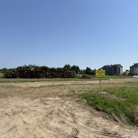 Rzeszów - Pierwsze prace na budowie drogi, która połączy ulice Krzyżanowskiego i Wieniawskiego [lipiec 2024] - fot 22