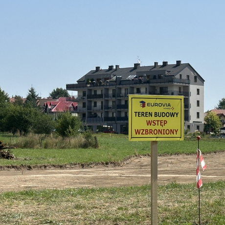 Rzeszów - Pierwsze prace na budowie drogi, która połączy ulice Krzyżanowskiego i Wieniawskiego [lipiec 2024] - fot 21