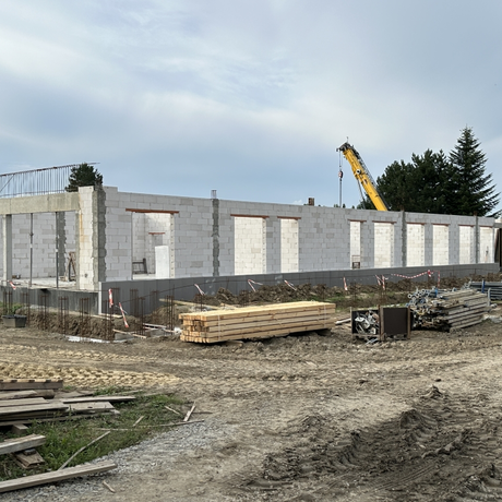 Rzeszów - Budowa żłobka przy ul. Jachowicza na osiedlu Drabinianka [Sierpień 2024] - fot 8