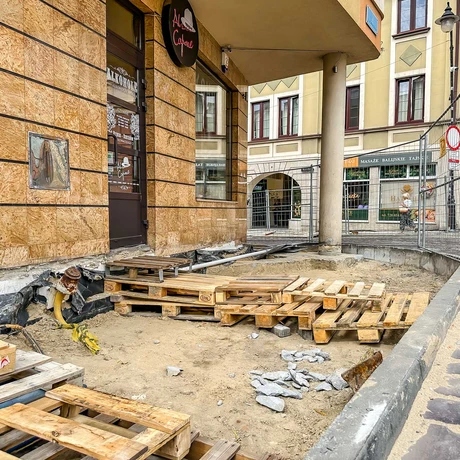 Rzeszów - Przebudowa chodnika przy ul. Matejki i Słowackiego - fot 9