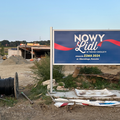 Rzeszów - Budowa sklepu LIDL przy al. Sikorskiego - fot 4