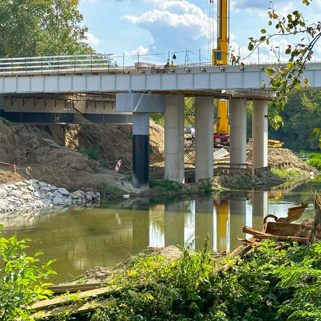 Rzeszów - Budowa nowego mostu Załęskiego [wrzesień 2024] - fot 7