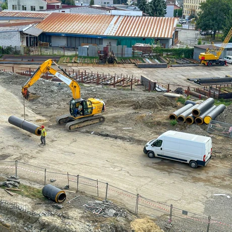 Rzeszów - Budowa nowego mostu Załęskiego [wrzesień 2024] - fot 5