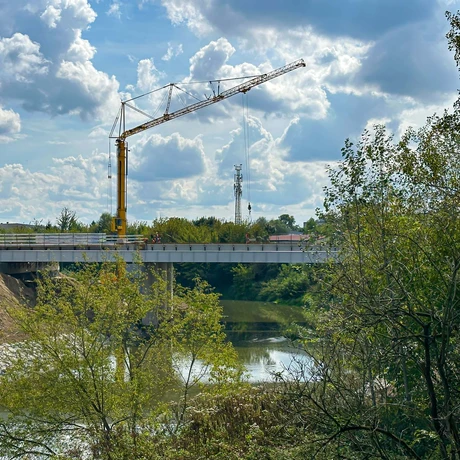 Rzeszów - Budowa nowego mostu Załęskiego [wrzesień 2024] - fot 8