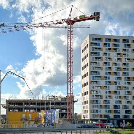 Rzeszów - II etap budowy kompleksu KrakoVska w Rzeszowie [październik 2024] - fot 4