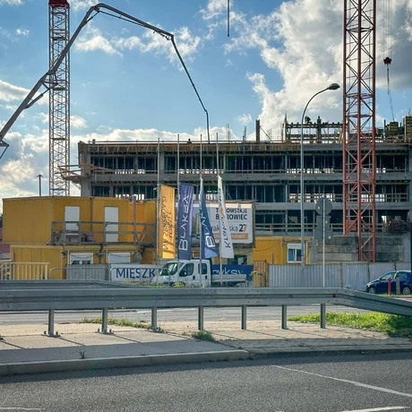 Rzeszów - II etap budowy kompleksu KrakoVska w Rzeszowie [październik 2024] - fot 2