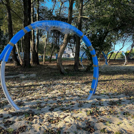 Rzeszów - Budowa ogrodu kieszonkowego w rejonie ul. Tarnowskiej na os. Baranówka [październik 2024] - fot 6