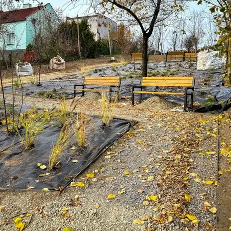 Rzeszów - Budowa ogrodu kieszonkowego na osiedlu Pobitno [październik 2024] - fot 11