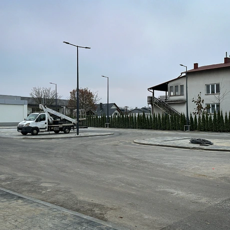 Rzeszów - Budowa Lidla oraz skrzyżowania z sygnalizacją przy al. Sikorskiego [listopad 2024] - fot 16