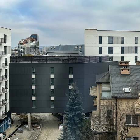 Rzeszów - Budowa Capital Towers Residence w sąsiedztwie hali Podpromie [listopad 2024] - fot 11