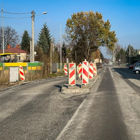 Rzeszów - Przebudowa ul. Załęskiej na finiszu [listopad 2024] - fot 4